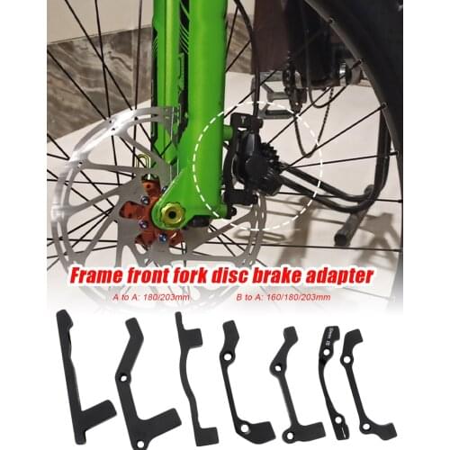 MTB Bike Disc Brake Mount Adaptor for 160 180 203mm Front Caliper Ultralight Bracket IS PM AB to PM A Brake Adaptor