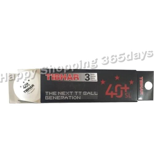 Original TIBHAR 3 Star 40+ New Material PP Ball Tournament Use Open Use Table Tennis ball / ping pong ball 3ps/pack