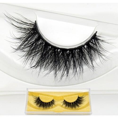 Visofree False Eyelashes 3D Mink Lashes Hand Made Full Strip Lashes Crisscross Thick Mink Eyelashes Gold Box Fake Eyelashes R12