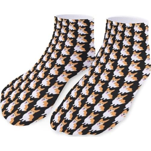 Dog Socks Large Chemical Fiber Paint Socks Sports No Slip Casual Girls Socks