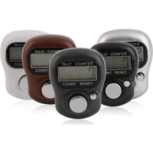 2021 NEW Mini Digit LCD Electronic Digital Golf Finger Hand Held Tally Row Counter High Quality