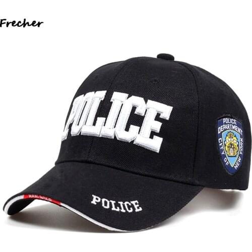New Letter POLICE Mens Tactical Cap SWAT Outdoor US Coast Guard Baseball Cap Marine Corps Visor Cap Women Snapback Army Cap