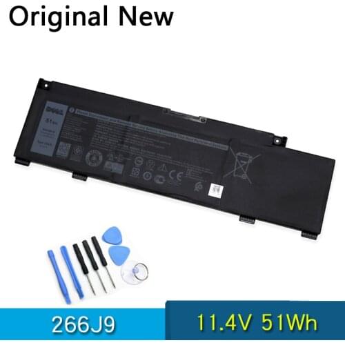 NEW Original 266J9 Laptop Battery For Dell G3 15 3590 3500 G5 15 5500 5505 Inspiron 14 5490 11.4V 51Wh