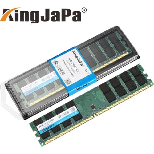 Kingjapa DDR2 2GB 4GB Ram 800MHz PC2-6400 Desktop PC DIMM Memory RAM For AMD System High Compatible 240 pins 667MHz New