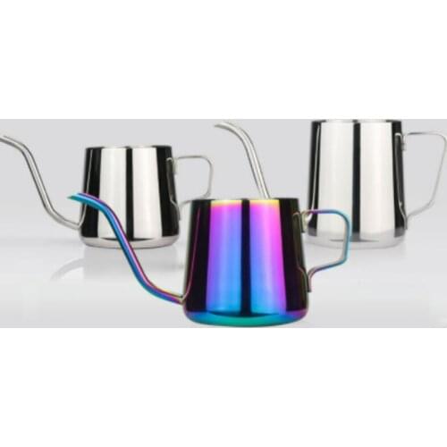 Stainless Steel Hand Drip Coffee Pot Teapot Drip Coffee Pot Long Spout Kettle Cup Filter Coffee Home Kitchen Tea Tool 250/350ml