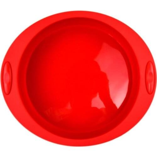 Silicone Cake Mold Baking Round Pan with Non-Slip Striped Baking Molds Non-Stick Bakeware Pan Reusable Cake Pan Baking Mold Tool