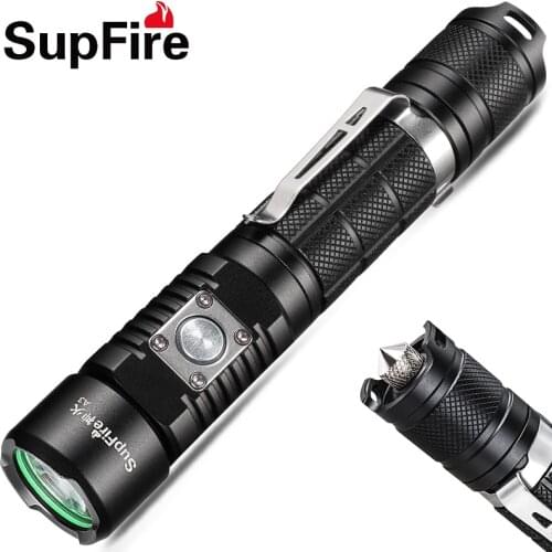 LED Flashlight USB Torch A3 Car Linterna LED XM-L2 EDC Camping 18650 Bicycle Flash Light 2300lm Bike Light Fishing Hunting Light