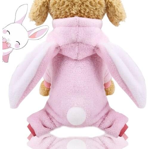 PUOUPUOU Winter Cute Dog Clothes Warm Sweet Thicken Pet Dog Jacket Coat Lovely Pets Hoodies for Small Medium Dogs Outfit XS-2XL