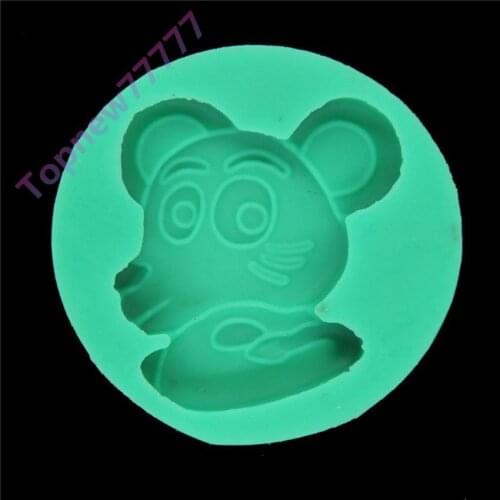 Zodiac Series Of Mouse Shape 3d Silicone Mold Candy surgar Fondant Chocolate Mould DIY Cake Tools C1884