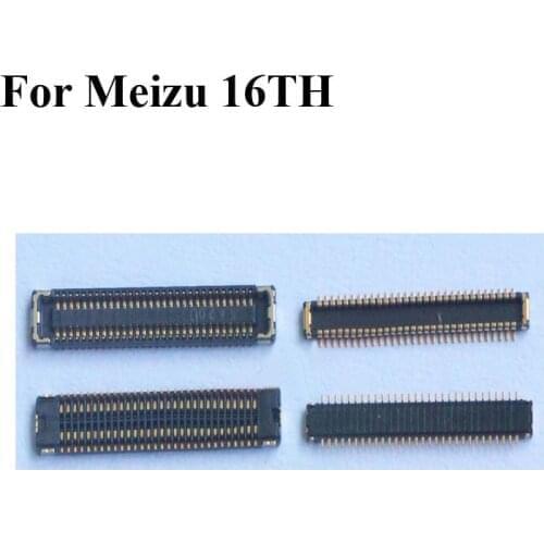 2pcs FPC connector For Meizu 16TH LCD display screen on Flex cable on mainboard motherboard For Meizu 16 TH