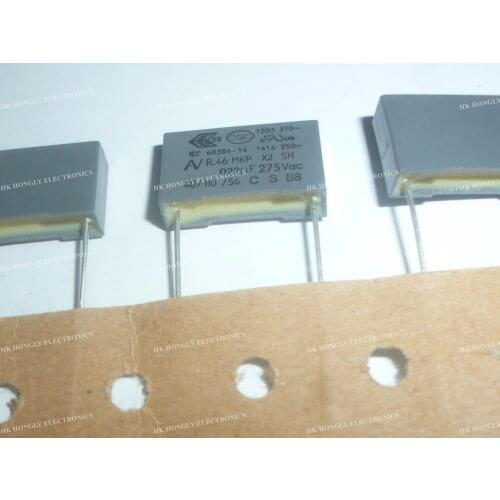 30PCS R.46 R46 MKP X2 SH .01uF .022uF .047uF .068uF 275Vac 0.01uf 0.022uf 0.047uf 0.068uf K M P=15mm Film Capacitor