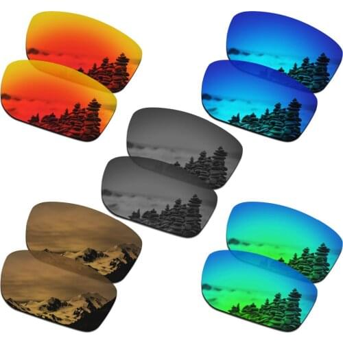 SmartVLT 5 Pairs Polarized Sunglasses Replacement Lenses for Oakley Mainlink - 5 Colors