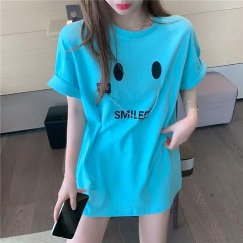 Cheap wholesale 2021 spring summer autumn new fashion casual woman t-shirt lady beautiful nice women Tops female Fy1440
