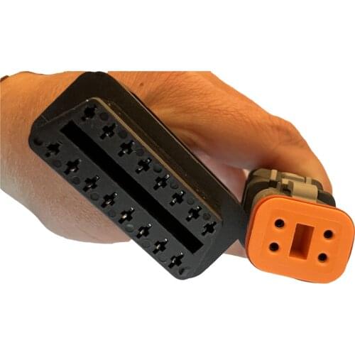 4 To 16 Pin OBD Adaptors Motorcycle Diagnostic Cable OBD2 Extension Connector For Harley Motorbikes