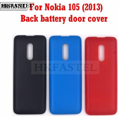 For Nokia 105 BLACK/RED/BLUE High Quality New Mobile Phone Housing Back Battery door Cover Case Tracking
