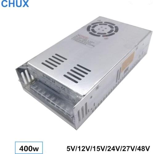 CHUX 400W Switching Power Supply 9V 12V 15v 13.5V 24V 27V 36v 48V 60V Single Output Dc LED Power Supply SMPS