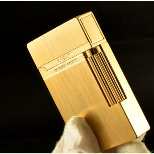 Bussiness Kerosene Lighter Flint Lighter Metal PING Bright Sound Cigarette Cigar Lighter Gadgets For Men