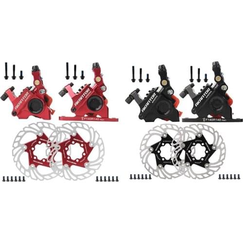 AKANTOR AK Road Bike Line Pull Oil Disc Brake Caliper Bilateral Brake Kit Modified Flat Mounted Oil Brake Kit