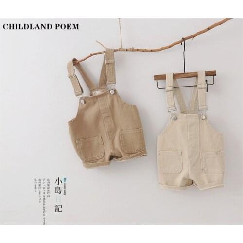 Baby Jumpsuit Overalls Summer Kids Baby Romper Jumpsuits Denim Boys Girls Pants Suspender Trousers Toddler Boys Pants Overalls