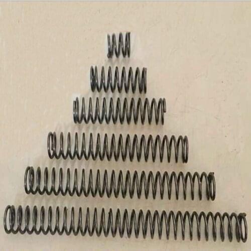 10pcs Wire diameter 0.2-2.0 outer diameter 2-20 length 5-80 compression spring compression return small spring