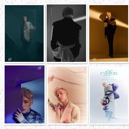 KPOP GOT7 Bambam Solo Ribbon Fashion Photo Pasteable Poster Desk Wall Stickers Room Decor For Fans Collection Gifts 2PCS/SET B65