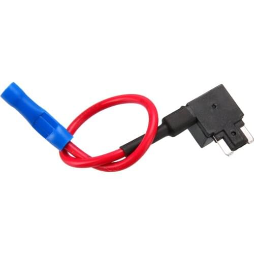 Mayitr 1pc Piggy Back Fuse Tap Micro Low Profile Blade Fuse Holder ATM 12V + 5 Amp Fuse Waterproof Car Accessories High-quality