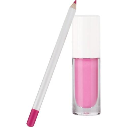 10 Sets Matte Lip Kit Private Label Liquid Lipstick Lip Liner Custom Wholesale Makeup Lipgloss Non-stick Lip Gloss Lip Lliner