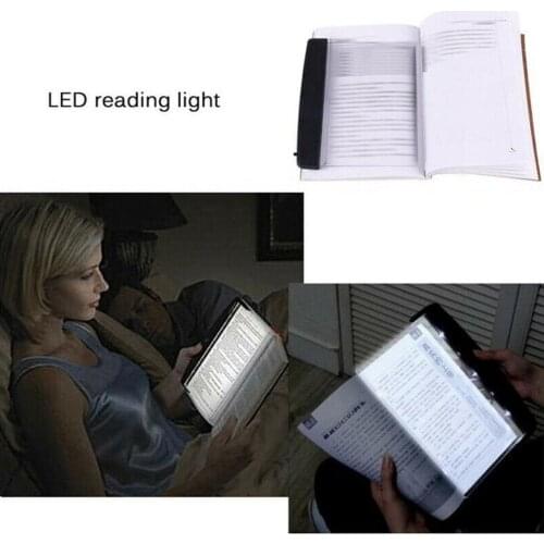 Bedroom Reading Night Light Creative LED Book Light Portable Desk Travel Lamp Panel Led Car Kids Flat Plate Indoor