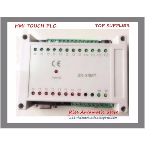 New 2N-20MT FX2N-20MT PLC 12in 8 Transistors Out With RS232 Cable FX2N 20MT