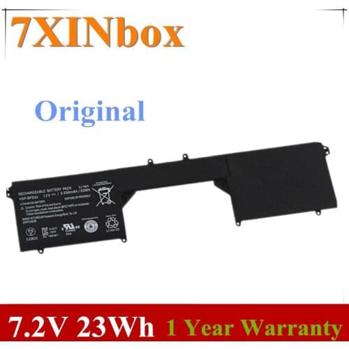 7XINbox 7.2V 3200mAh 23wh Original VGP-BPS42 Laptop Battery For Sony VAIO SVF11N14SCP SVF11N15SCP SVF11N18CW 1 year warranty