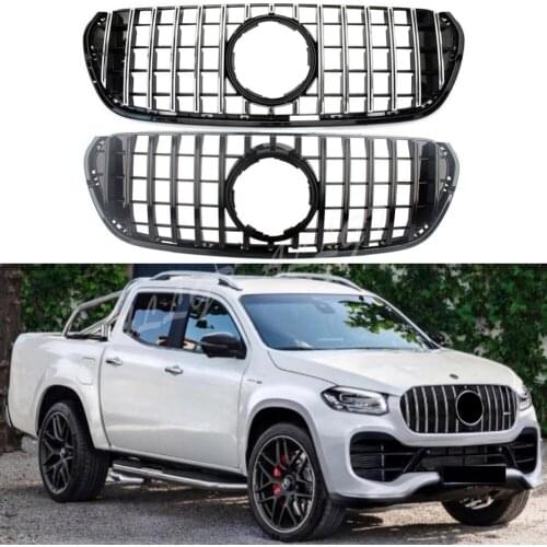 Car Front Racing Facelift Bumper Grille Upper Grill Cover For Mercedes-Benz W470 X-CLASS GT