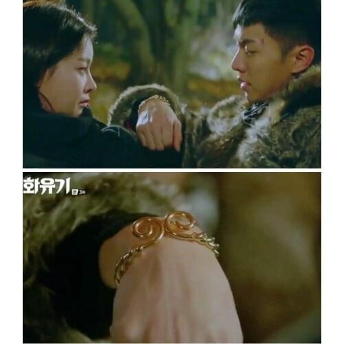 Hot Korean TV Hwayugi Odyssey Costume Monkey King Men Women Bracelet + Ring Gift Cosplay Monkey King Lee Seung Gi Bracelets