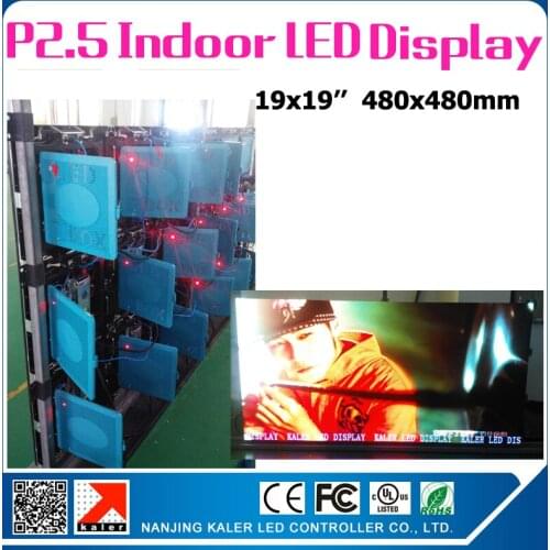 10pcs P2.5 rental led panel 2.3sqm indoor led video wall high resolution rgb led display for stage wall football game display