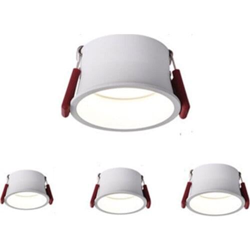 Angle Adjustable Deep Anti-Glare LED COB Recessed Downlight 5W 7W 12W 15W Round White LED Ceiling Spot Light Pic Background