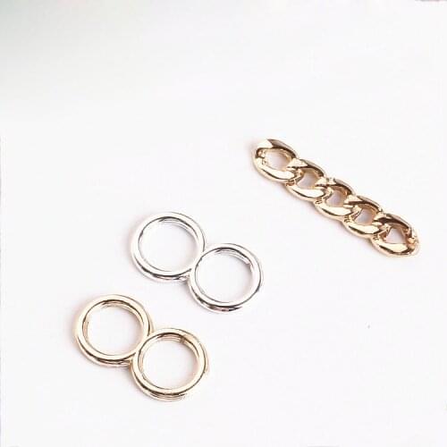 Diy jewelry making 50pcs/lot alloy cartoon alphabet 8/Chain shape metal fashion charms fit earring/necklace/bracelet pendants