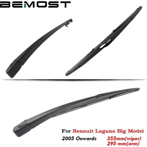 BEMOST Car Rear Windshield Wiper Arm Blades Brushes For Renault Laguna Big Model 2005 Onwards Hatchback Windscreen Auto Styling