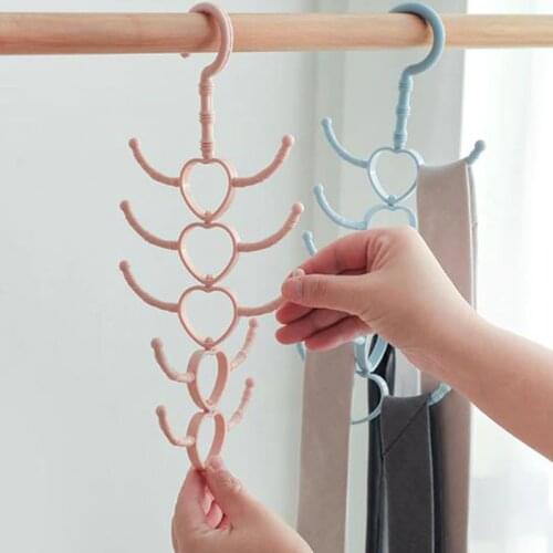 1 Pcs Rotatable 10-claw Multi-purpose Hook Hanger Hanger Scarves Scarf Coat Rack Plastic Shoe Hook Shoe Belts Scarf Hanger