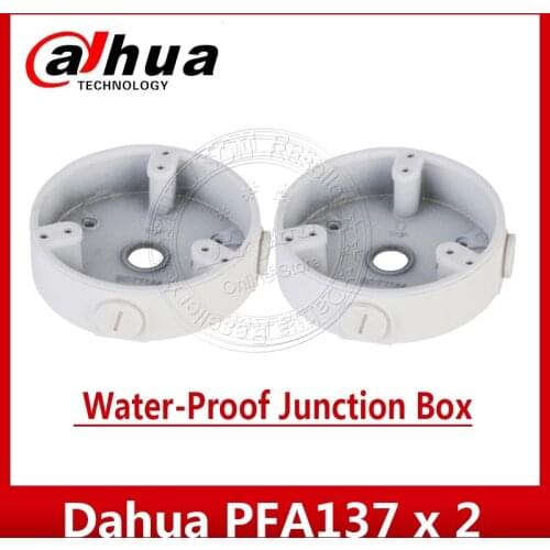 2PCS/Lot Dahua Waterproof Junction Box PFA137 for Dahua IP Camera IPC-HDW5231R-ZE IPC-HDW5831R-ZE SD22404T-GN CCTV Dome Camera