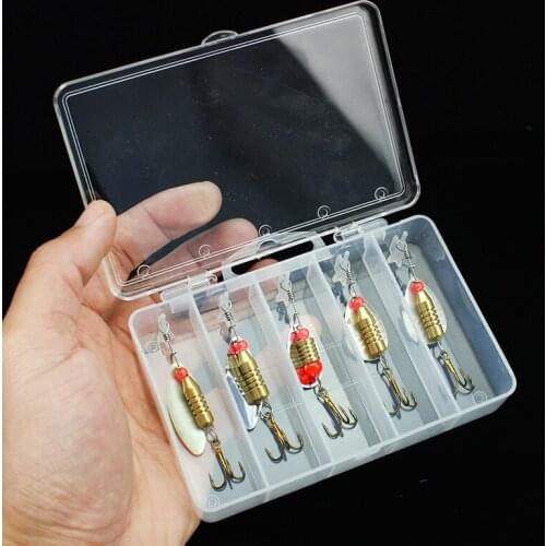 11.5*7* 2.2 Net fishing tackle accessories waterproof sub box fishing hook supplies tool storage box fishing tackle box