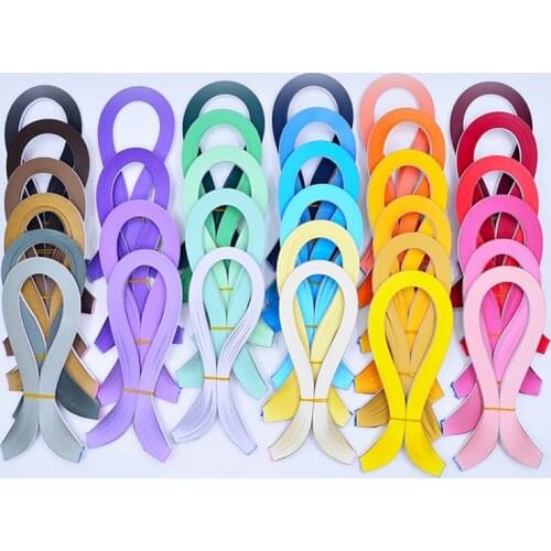 120 Stripe Quillling Paper 5mm Width Solid Color Folded Lucky Star Origami Handmade Home DIY Card Gifts Craft Paper