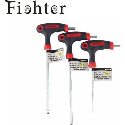 3pcs/set T/L Handle bike Allen key wrench Hex key wrench with ball end (4-5-6mm)L-Set W/Ball bicycle repair tools sets