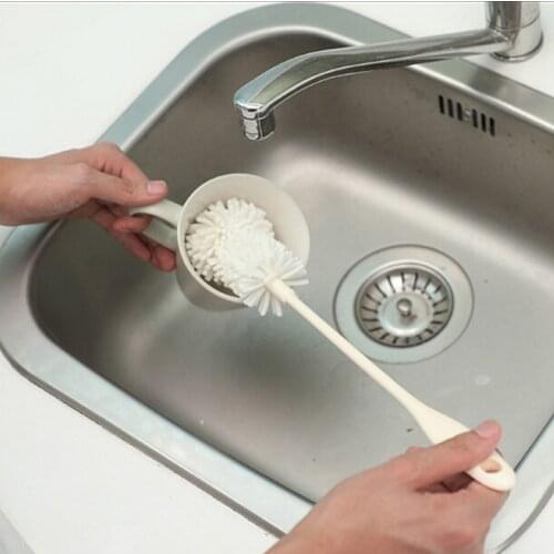 39.5CM Long Handle Sponge Cup Brush Cleaning Glass Bottle Cleaner Kitchen Tools