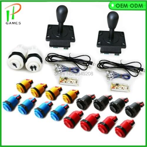 Arcade kit New Zero Delay Arcade USB Encoder PC to joystick for MAME&Fight Stick Controls USB controls to Jamma arcade games