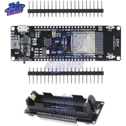 ESP8266 ESP32 ESP-32S WiFi Wireless Bluetooth Development Board with 18650 lithium Battery Shield CP2102 CP2104 Module for WeMos
