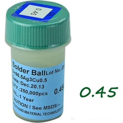 Lead-free BGA Solder Balls 0.45mm 250k Welding Balls Dedicated