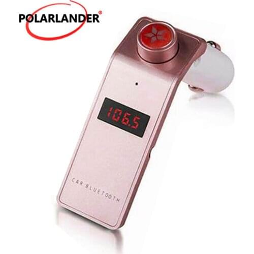 Bluetooth Car Kit FM Transmitter Hands Free AuxMp3 Player Modulator with LED Display Portable Dual USB Charger Transmissor FM