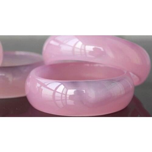 Natural yu bracelet broadened jade bracelets powder Fine Jewelry Pink Widening Bracelet