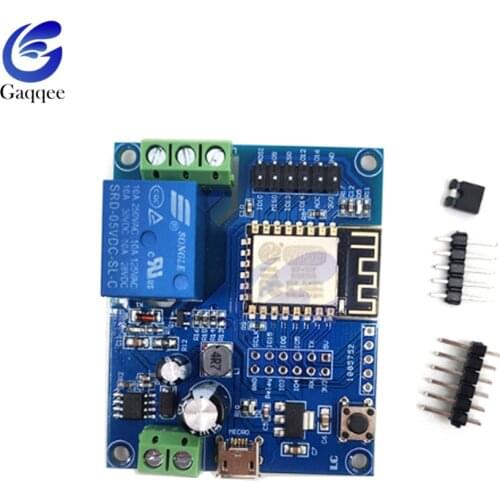 DC5-80V ESP8266 WiFi Single-Channel Relay Module Power Supply ESP-12F Development Board