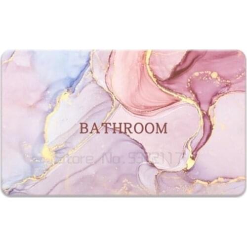 Diatom mud absorbent pad toilet door quick drying foot pad anti-skid pad absorbent floor pad