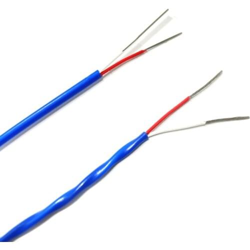 K-Type Blue PFA Insulated Thermocouple Twisted Pair Temperature Measurement Wire